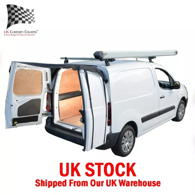 Citroen Berlingo Rear Barn Door Awning Cover (2008 Onwards) Black 509