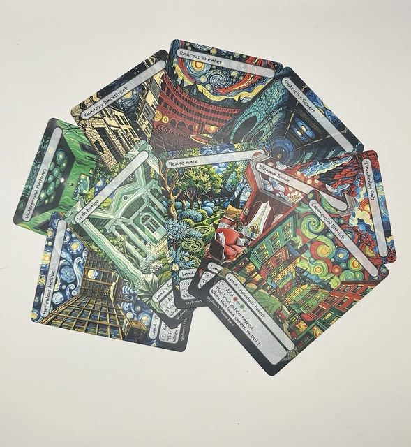 thumbnail image 2 of Fetch Land Set - 10 Van Gogh Style Altered Art MTG Cards - Magic Origins - Near Mint 2 of 5