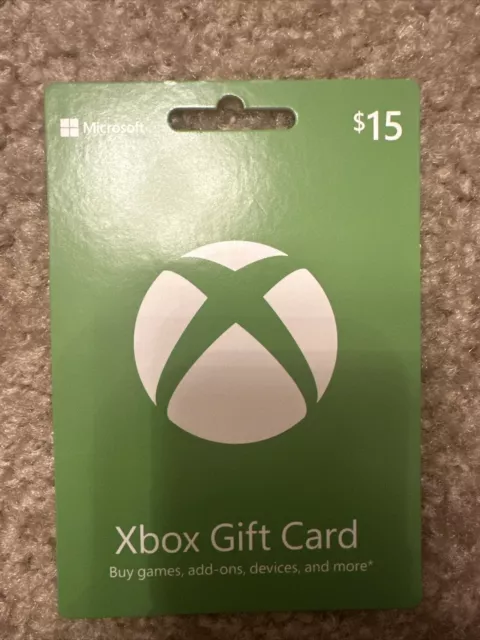 Xbox Live $15 Store Card USD Xbox Gift Card