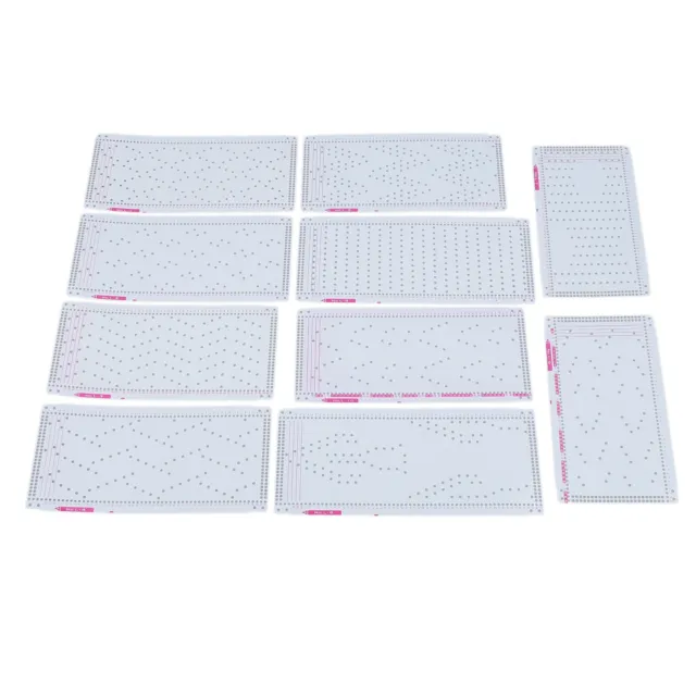 10pcs Knitting Machine Punch Card for Silver Reed Knitting Machine Accessory New