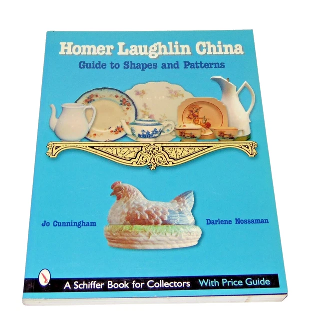 HOMER LAUGHLIN CHINA: Guide to Shapes & Patterns incl Fiesta Eggshell