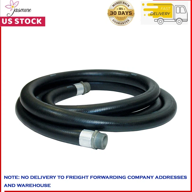 Apache 98108480 1 Inch Diameter 12 Foot Length 60 PSI Farm Fuel Transfer Hose
