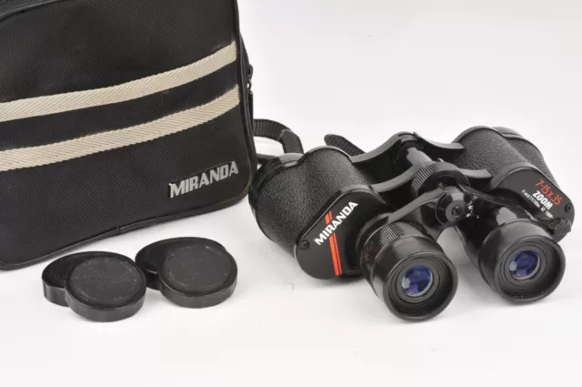 Miranda 7-15x30 Zoom Porro Prism Binoculars with Case