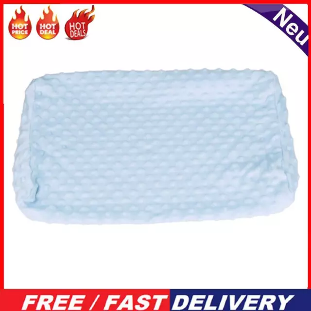 5pcs Slowly Rebound Memory Foam Pillow Cases Cervical Healthcare (Blue）
