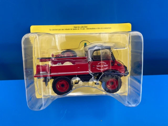 Miniature Monti System 1:48 – Mercedes Unimog U1300L Pompiers 1990 – Camion De Collection Assemblé