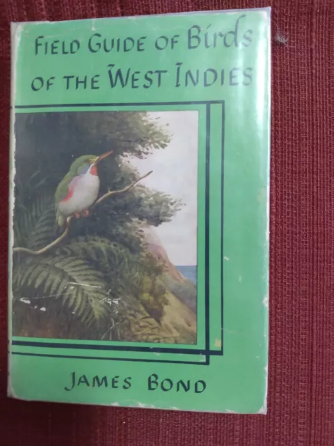 James Bond Field Guide Birds Of West Indies First Edition