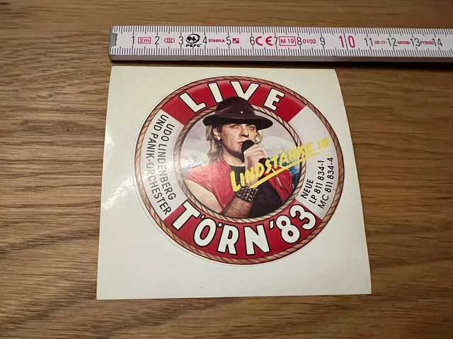 Udo Sticker UDO LINDENBERG ALTER Aufkleber / Sticker aus dem Jahr 1983 Lindstärke ...