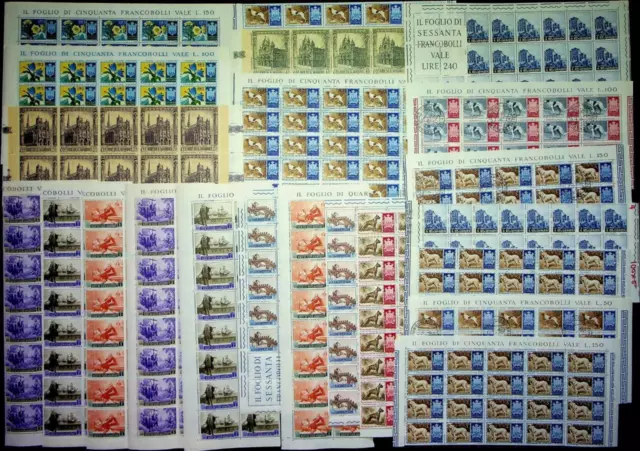 SAN MARINO: Selection of Marginal Blocks/Part Sheets, Various Values CTO (68583)