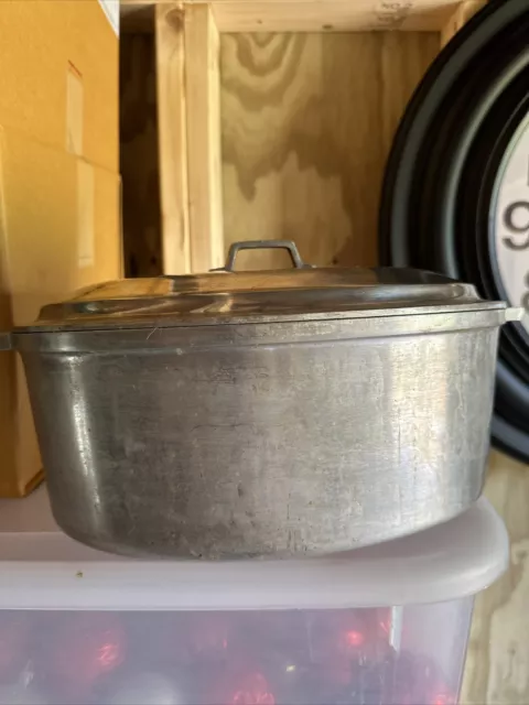 Vintage Miracle Maid G2 Cast Aluminum Roaster Dutch Oven W/ Lid Pot Cook Vintage Miracle Maid G2 Cast Aluminum Roaster Dutch Oven W/ Lid Pot Cook