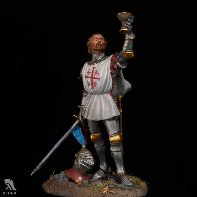 Figurine De Collection Etains Du Graal - Guerrier Cathare