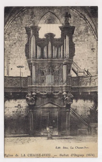 église de la chaise-dieu , buffet d'orgues