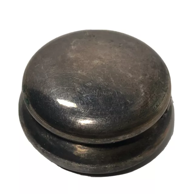 Vintage Trinket Snuff Pill Box Container Prata Nassau Brazil Rare