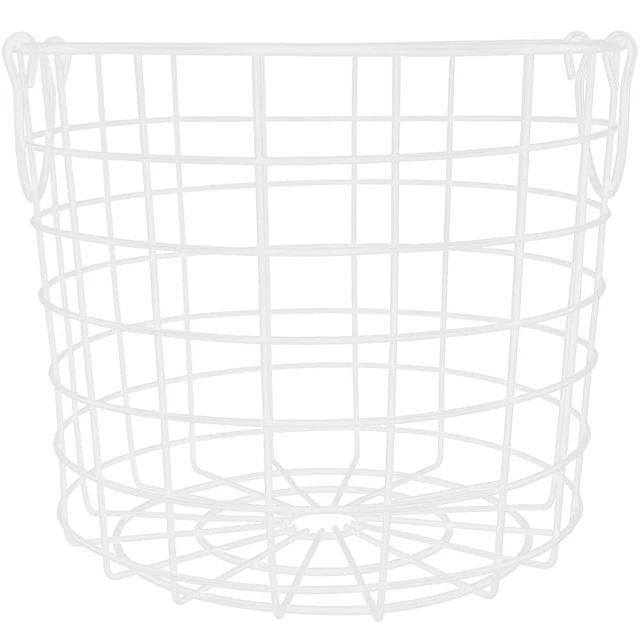 Iron Wire Laundry Hamper Dirty Laundry Hamper Cart Clothes Storage Basket Home
