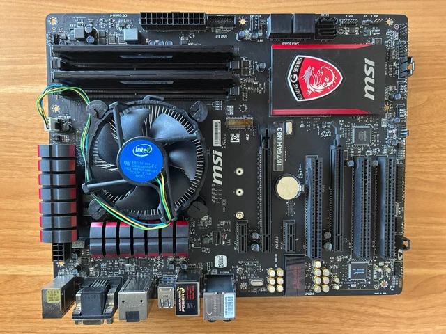 MSI Z97 GAMING Motherboard LGA 1150 ATX i5 4570S GB RAM