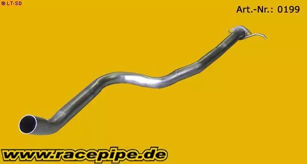 Racepipe Edelstahl Verbindungsrohr Kat ESD für Alfa Romeo 147 Typ 937 1,9 JTD