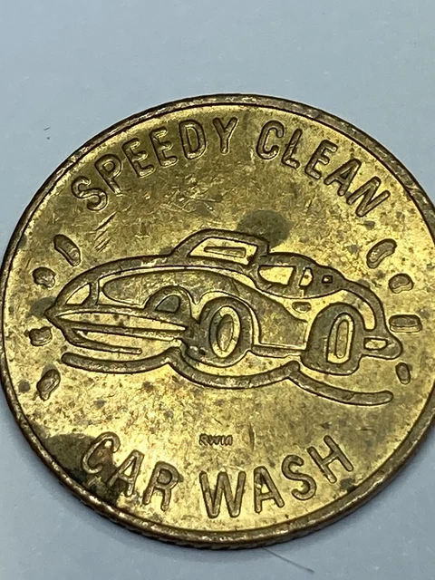 SPEEDY CLEAN CAR WASH TOKEN BRANDYWINE MARYLAND OBSOLETE #bx1