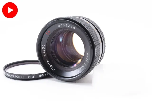 [N.MINT] CONTAX Carl Zeiss Planar T* 50mm f/1.4 AEJ MF Prime Lens C/Y aus Japan