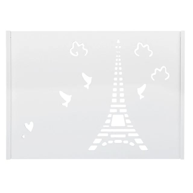 Decoración De Caja Eléctrica Decoración Hogar Caja Distribuidora De Pared White WPC