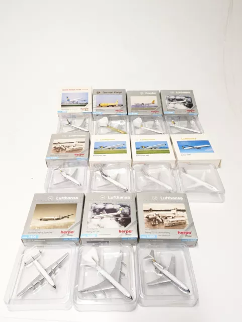 Raccolta LOTTO Herpa Wings Lufthansa Condor German Cargo 1:500 modelli di aeromobili