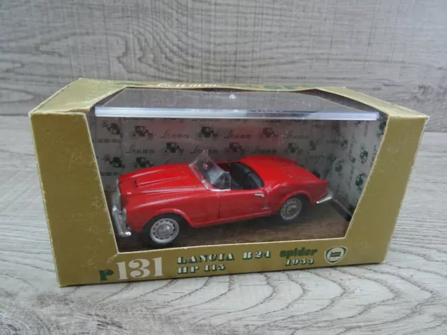 Brumm R131 Lancia B24 Spider 1955 Red Diecast Model Car 1:43 Scale