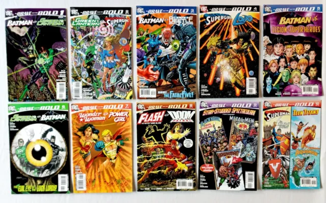Brave and The Bold Vol.3  #1 2 3 4 5 6 7 8 9 10 (DC 2007) George Perez DC Lot.
