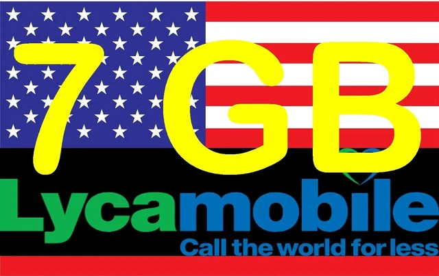 Prepaid SIM USA - 5GB 4G LTE - Unlimited international calls & texts - 30 Days 2