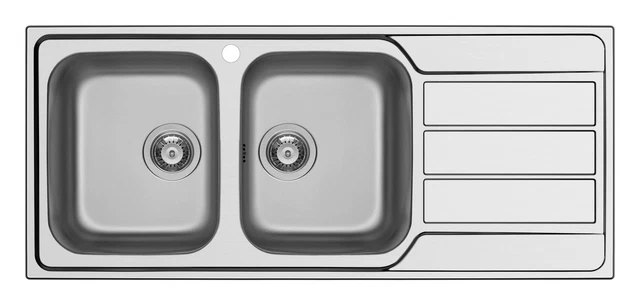 Schock Master D200 SX Bündiges Waschbecken Rechteckig Edelstahl