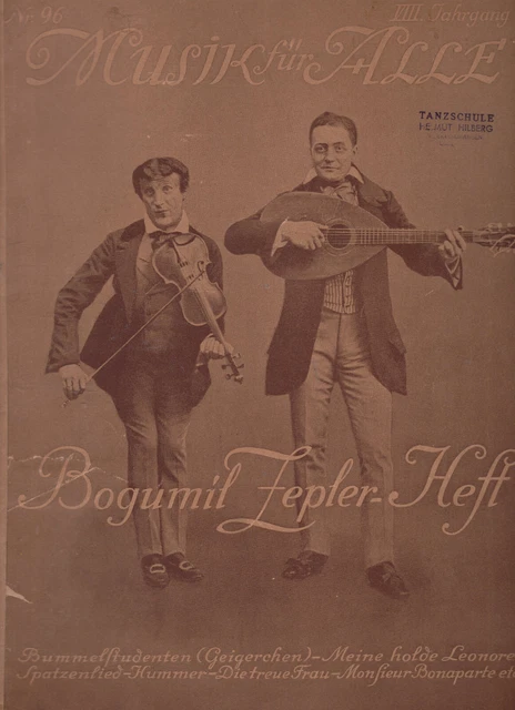 Musique pour Toutes Monatshefte À Entretien Populaire No. 96 Bogumil Zepler