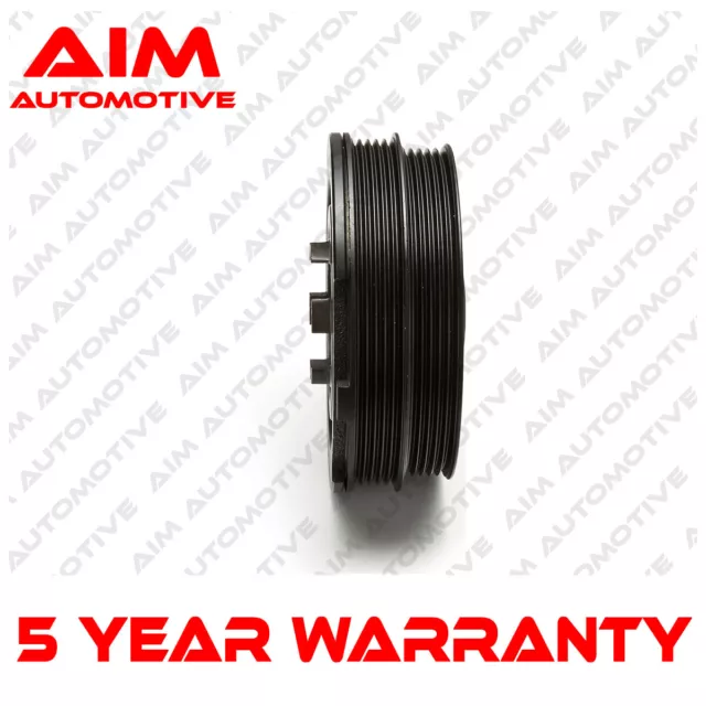 AIM Crankshaft Drive Belt Pulley TVD Fits Land Rover Freelander (Mk1) 2.0 TD4