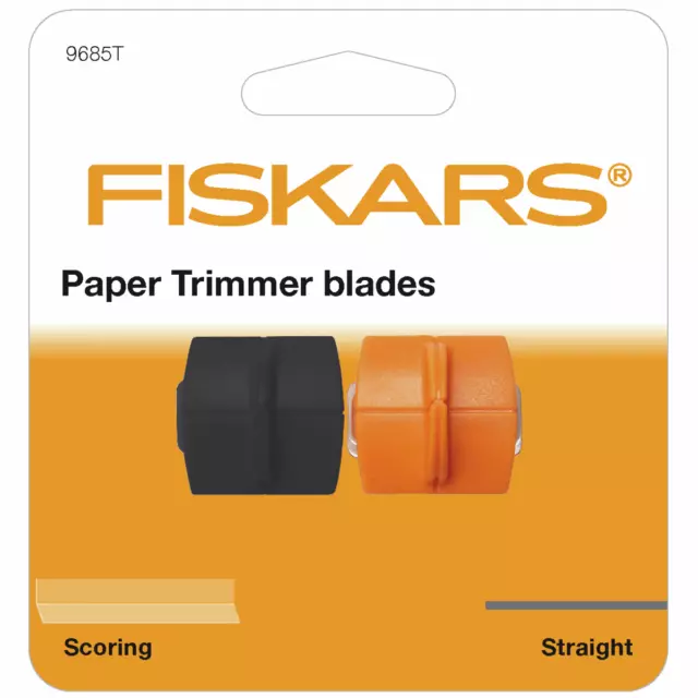 Fiskars Blades: Tripletrack™: Straight Cutting and Scoring: Pack of 2 F9685T