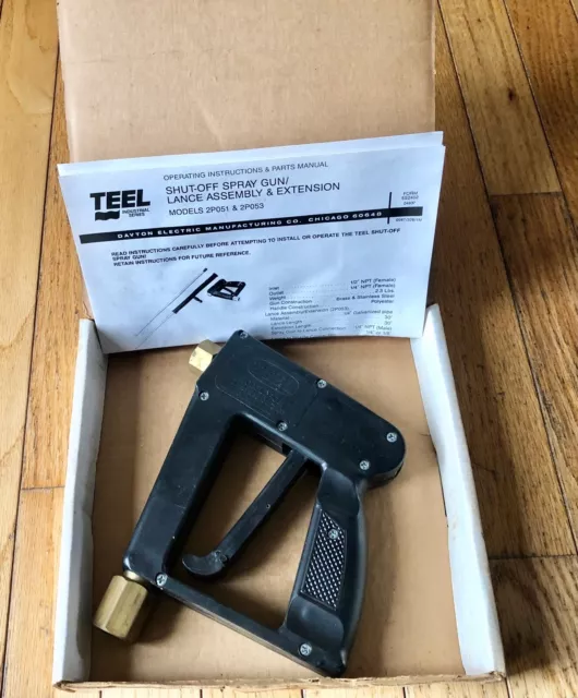 Teel 2P051 Shut Off Spray Gun for Pressure Washer for Dayton Electric 3000psi