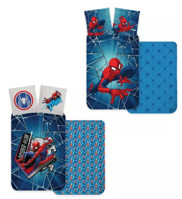 Spiderman Bettwäsche Set Bettbezug 2 tlg. Bettdecke Kissen  Maße: 140x200 cm