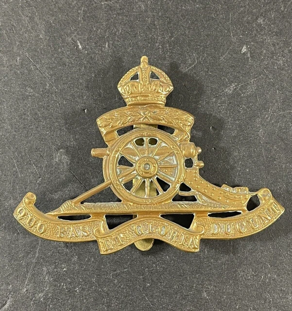 WW1 BRITISH ARMY Royal Artillery Territorial Cap Badge £4.00 - PicClick UK