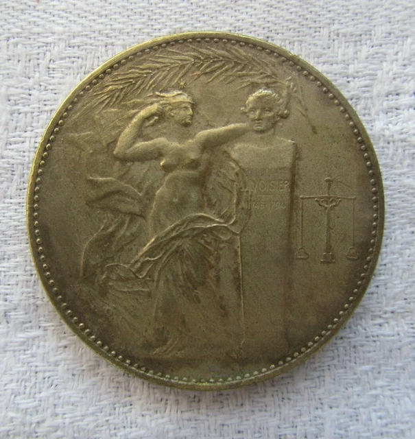 Médaille Lavoisier – Union Industries Chimiques, Vermeil 1971, Médaille Française