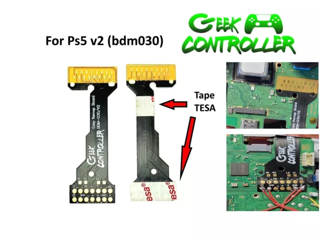 PS5 Service installation Palettes sur votre manette Ps5! TYPE  burn/scuf/geek