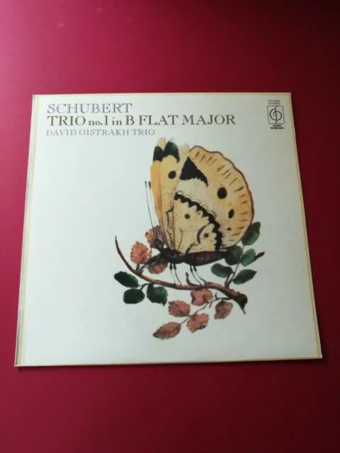 Schubert David Oistrakh Trio No. 1 In B Flat Major, Op.99  UK CFP 40037 NM