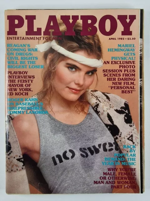 Vintage Playboy Magazine - April 1982 - Mariel Hemingway  - USA -  Centrefold