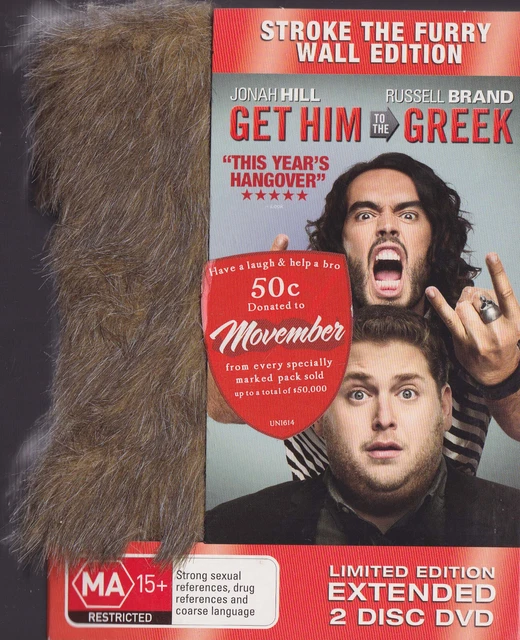 Get Him To The Greek Furry Wall GET HIM TO THE GREEK Russel Brand DVD R4 - PAL [Furry Wall Edition