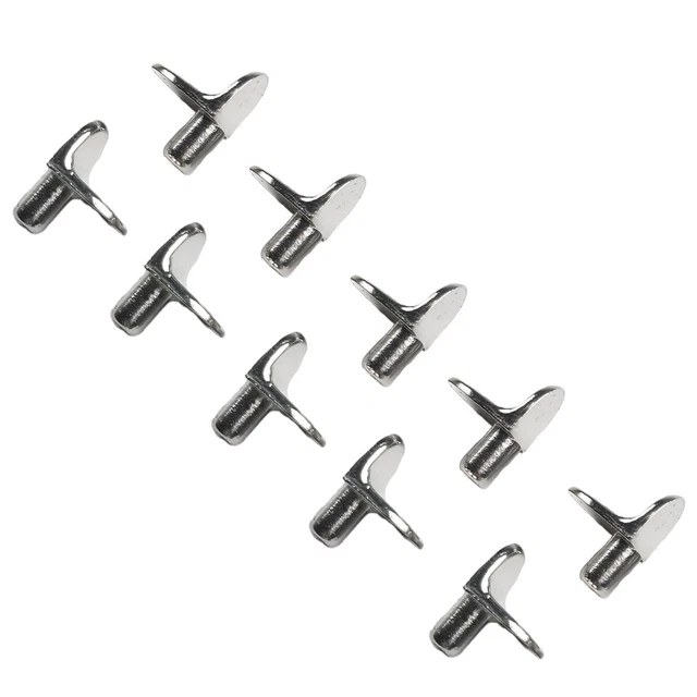 60 Paires De Fermoirs Papillons En Métal Argenté Pour épingles Et Badges DIY - 11 Mm - Idéal Pour Vêtements, Insignes, Décorations