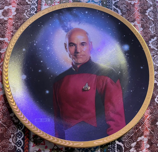 Star Trek Next Generation - Captain Jean-Luc Picard - Hamilton Collection Plate