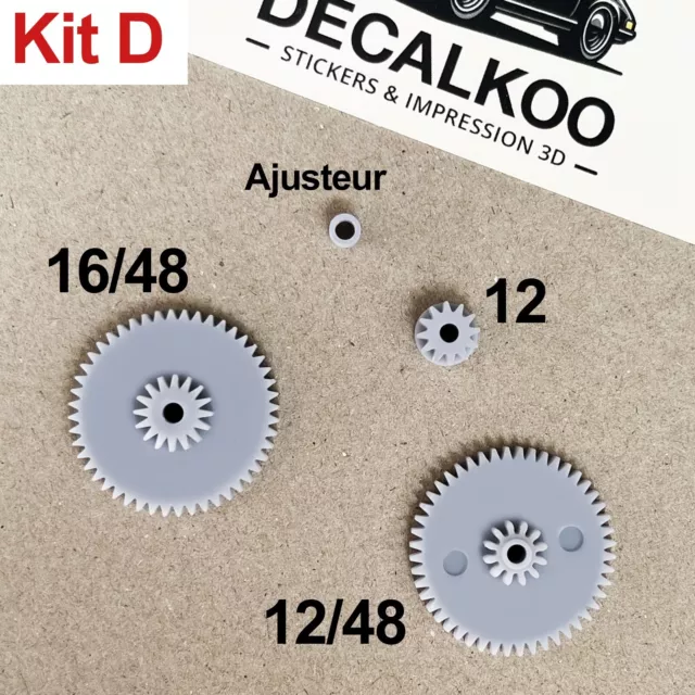 Kit engrenages de compteur pour BMW E30/E24/E28, Mercedes W124/W126/R107 - Kit D