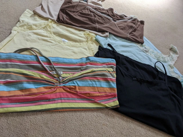 Bundle/Job lot of 6 Ladies Cami/Vest Tops size 18