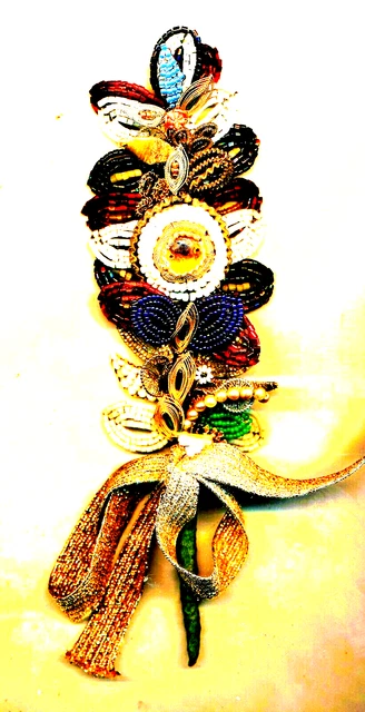Klosterarbeit Handarbeit Blume f.Hausaltar 20stes Jahrhdt.dekorative Materialien
