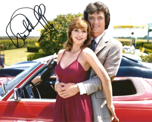 Hand Signed 8x10 photo PATRICK DUFFY as BOBBY EWING in DALLAS JR Pam + my COA