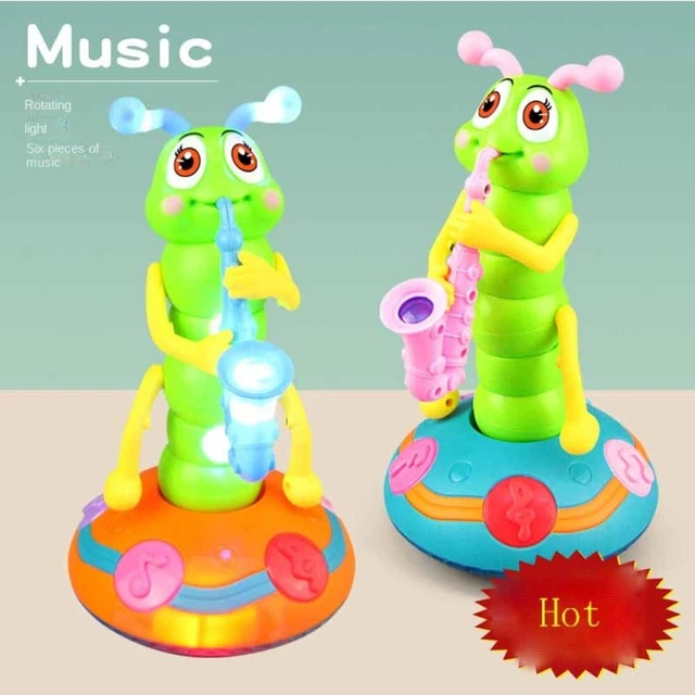 Colorful Caterpillar Saxophone Toys Fun Musical Caterpillar Toy  Saxophone