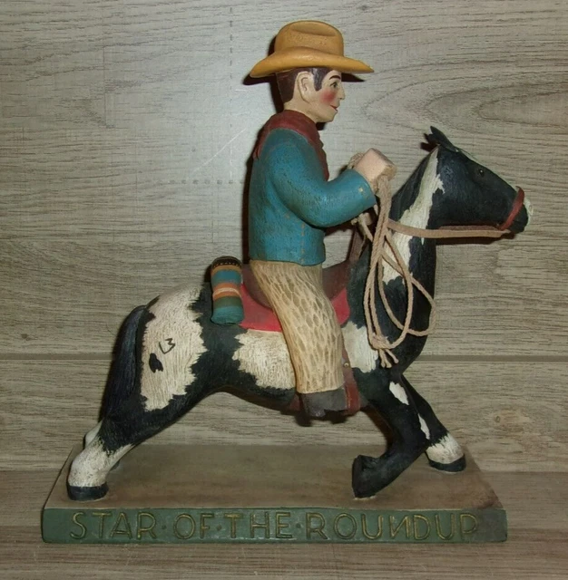 Leo Smith Folk Art Star Of The Roundup Cowboy Midwest Of Cannon Falls 547/1500
