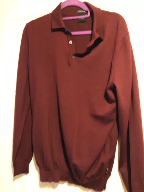 Hugo Boss Red Long Sleeved Top M size