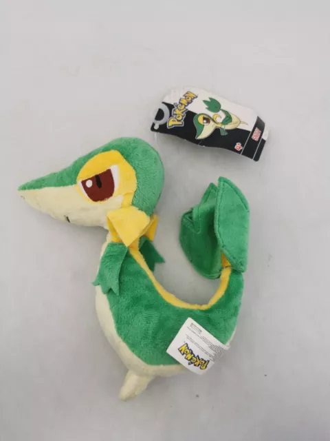 Tomy Pokémon Snivy Plush Toy With Paper Tag, VGC 7" (AN_7204)