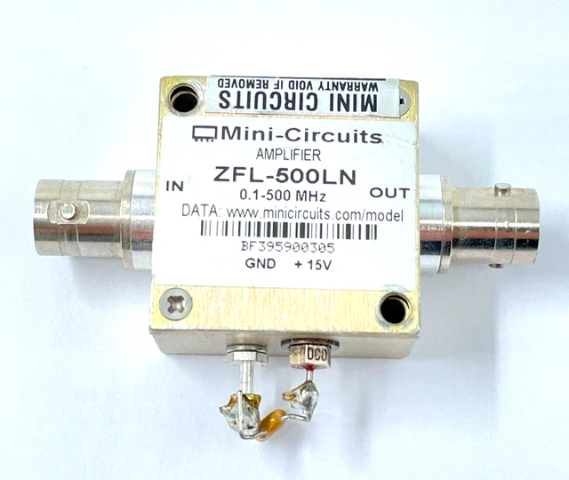 1PC ZFL-500LN 0.1-500MHz 24dB SMA RF Low Noise Mini-Circuits Amplifier 1PC ZFL-500LN 0.1-500MHz 24dB SMA RF Low Noise Mini-Circuits Amplifier