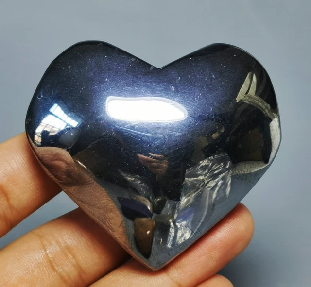 Raw NATURAL Terahertz Sphere Heart stone QUARTZ CRYSTAL Healing